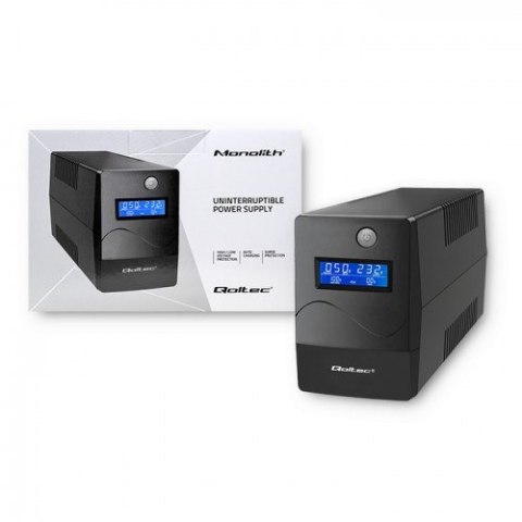 QOLTEC ZASILACZ AWARYJNY UPS 450VA | 240W | LCD | USB | RJ45 QOLTEC ZASILACZ AWARYJNY UPS 450VA | 240W | LCD | USB | RJ45