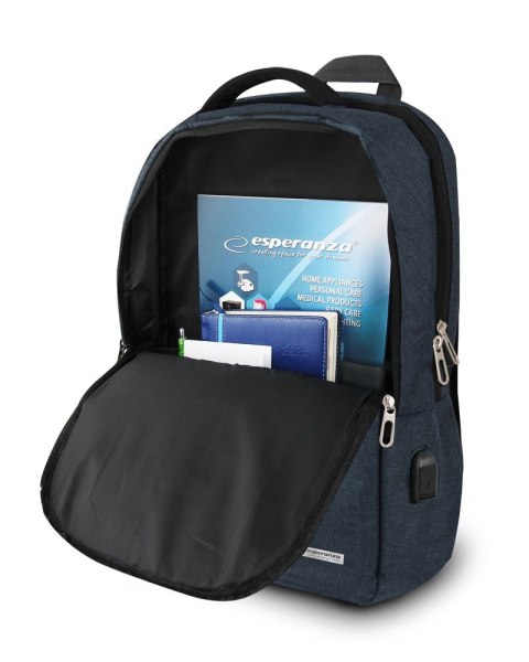 ESPERANZA PLECAK NA NOTEBOOK 15.6" TARANTO ET196 ESPERANZA PLECAK NA NOTEBOOK 15.6" TARANTO ET196