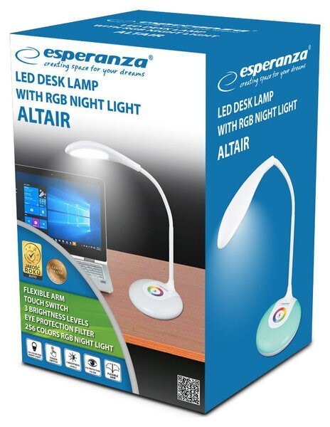 Lampka biurkowa LED Esperanza ALTAIR ELD102 (1m; Biały neutralny) Lampka biurkowa LED Esperanza ALTAIR ELD102 (1m; Biały neutralny)