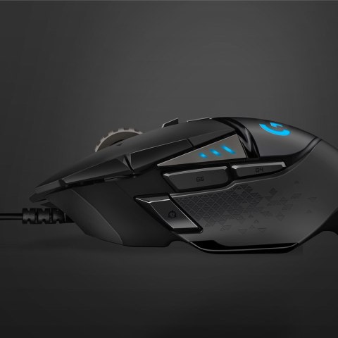 Mysz Logitech G502 Hero 910-005470 (optyczna; 16000 DPI; kolor czarny) Mysz Logitech G502 Hero 910-005470 (optyczna; 16000 DPI; kolor czarny)