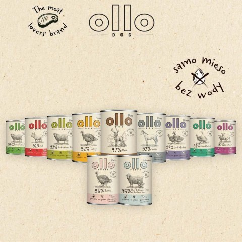 Ollo Puppy Pure Indyk 400g Ollo Puppy Pure Indyk 400g