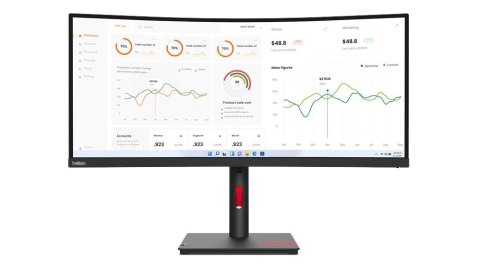 Lenovo ThinkVision T34w-30 34"VA 60Hz 350nits AG HDMI DP USB Raven Black 3Y Lenovo ThinkVision T34w-30 34"VA 60Hz 350nits AG HDMI DP USB Raven Black 3Y