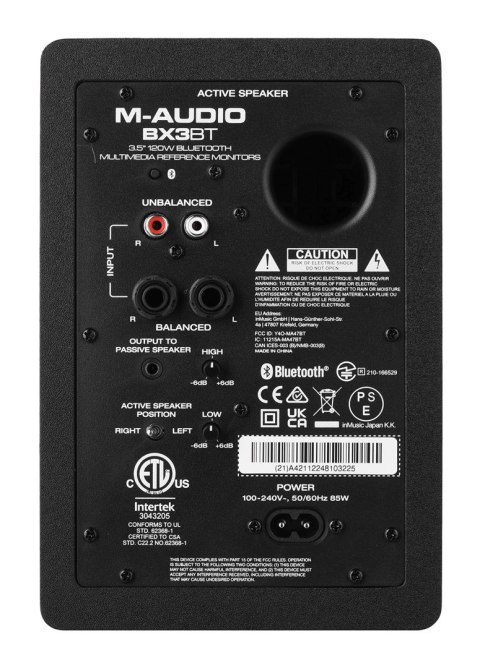 M-AUDIO BX3 Pair BT - Para Monitorów Odsłuchowych Bluetooth M-AUDIO BX3 Pair BT - Para Monitorów Odsłuchowych Bluetooth