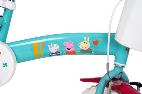 Rower dziecięcy 12" Świnka Peppa zielony 1198 Rower dziecięcy 12" Świnka Peppa zielony 1198