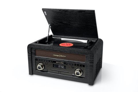 Muse | MT-115W | Mikrosystem gramofonowy | Port USB | Wejście AUX | Odtwarzacz CD | Radio FM | Połączenie bezprzewodowe Muse | MT-115W | Mikrosystem gramofonowy | Port USB | Wejście AUX | Odtwarzacz CD | Radio FM | Połączenie bezprzewodowe