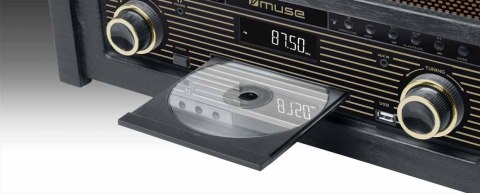 Muse | MT-115W | Mikrosystem gramofonowy | Port USB | Wejście AUX | Odtwarzacz CD | Radio FM | Połączenie bezprzewodowe Muse | MT-115W | Mikrosystem gramofonowy | Port USB | Wejście AUX | Odtwarzacz CD | Radio FM | Połączenie bezprzewodowe