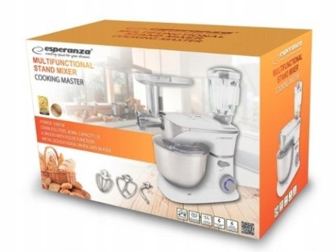 Robot kuchenny planetarny do mielenia Esperanza COOKING MASTER EKM025 (1000W) Robot kuchenny planetarny do mielenia Esperanza COOKING MASTER EKM025 (1000W)