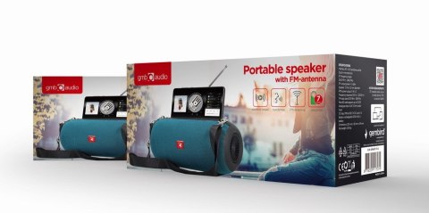 GEMBIRD PRZENOŚNY GŁOŚNIK BLUETOOTH SPK-BT-17-G FM-RADIO, WBUDOWANY MIKROFON, KOLOR ZIELONY, USB, AUX, MICROSD GEMBIRD PRZENOŚNY GŁOŚNIK BLUETOOTH SPK-BT-17-G FM-RADIO, WBUDOWANY MIKROFON, KOLOR ZIELONY, USB, AUX, MICROSD