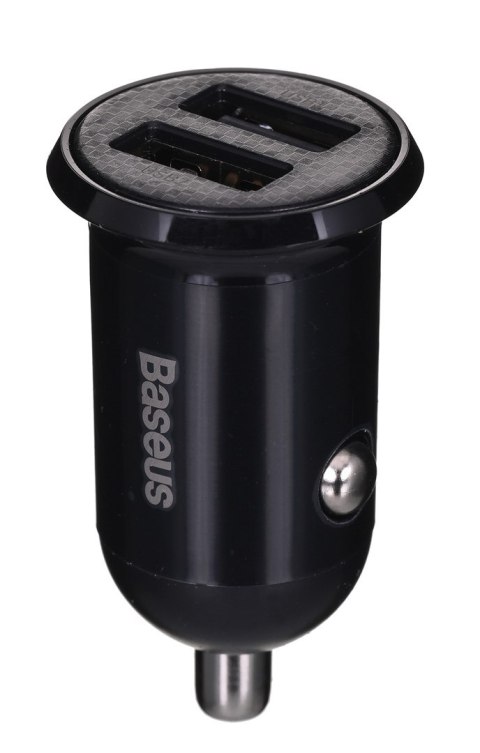 BASEUS ŁADOWARKA SAMOCHODOWA 2X USB 4.8A (CZARNA) BASEUS ŁADOWARKA SAMOCHODOWA 2X USB 4.8A (CZARNA)