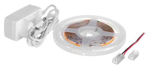 Taśma LED COB 3m z zasilaczem barwa zimna IP20 Taśma LED COB 3m z zasilaczem barwa zimna IP20