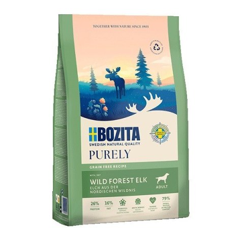 BOZITA Purely łoś karma bezzbożowa dorosłe psy 2,5 kg