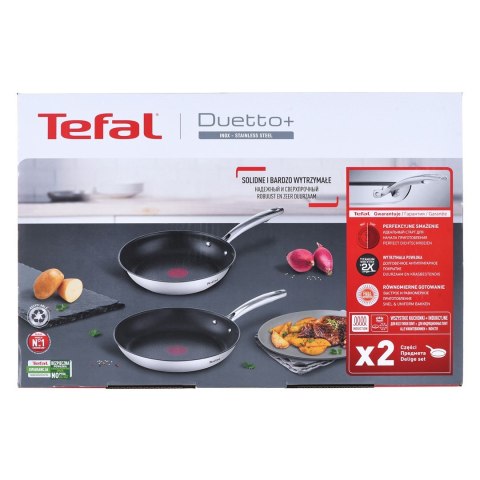 Zestaw 2 patelni TEFAL Duetto+ G732S255 24/28 cm Zestaw 2 patelni TEFAL Duetto+ G732S255 24/28 cm