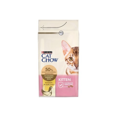 PURINA CAT CHOW Kitten Chicken - sucha karma dla kociąt - 1,5 kg
