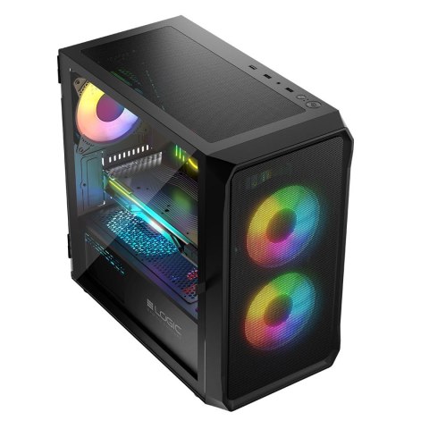 LOGIC OBUDOWA PORTOS ARGB MINI USB 3.0 BLACK LOGIC OBUDOWA PORTOS ARGB MINI USB 3.0 BLACK