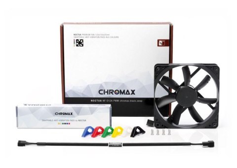Wentylator NOCTUA 120mm NF-S12A PWM CHromax Black Swap colors Wentylator NOCTUA 120mm NF-S12A PWM CHromax Black Swap colors