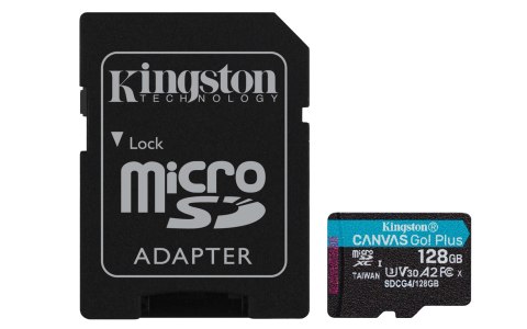 KINGSTON microSDXC Canvas Go Plus 128GB + Adapter KINGSTON microSDXC Canvas Go Plus 128GB + Adapter