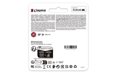 KINGSTON microSDXC Canvas Go Plus 256GB + Adapter KINGSTON microSDXC Canvas Go Plus 256GB + Adapter
