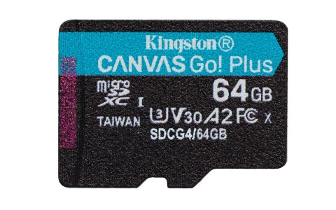 KINGSTON microSDXC Canvas Go Plus 64GB + Adapter KINGSTON microSDXC Canvas Go Plus 64GB + Adapter