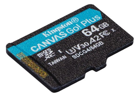 KINGSTON microSDXC Canvas Go Plus 64GB + Adapter KINGSTON microSDXC Canvas Go Plus 64GB + Adapter