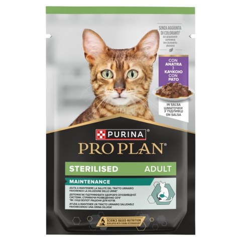 PURINA PRO PLAN STERILISED Kaczka 85g PURINA PRO PLAN STERILISED Kaczka 85g