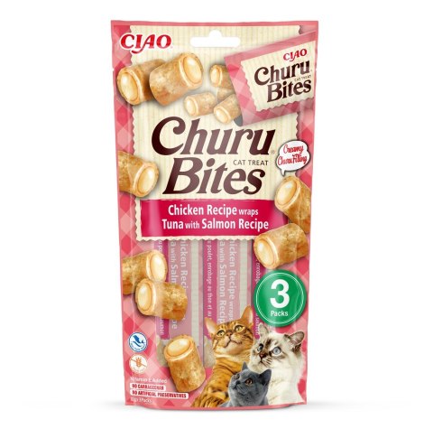 Przysmak CHURU Bites Tuńczyk&Łosoś dla kota 3x10g Przysmak CHURU Bites Tuńczyk&Łosoś dla kota 3x10g
