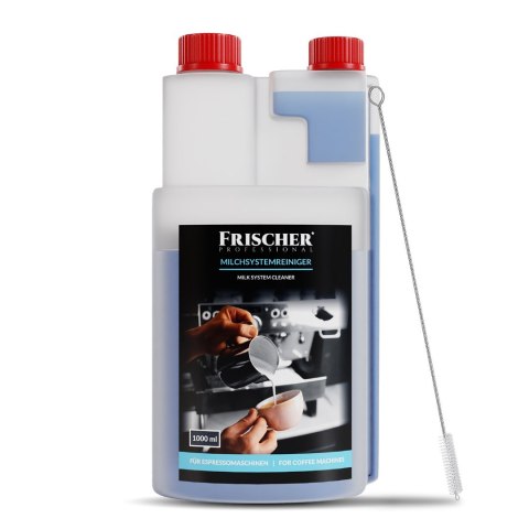 Środek do czyszczenia systemów mlecznych Frischer 1l + szczoteczka 20cm Środek do czyszczenia systemów mlecznych Frischer 1l + szczoteczka 20cm