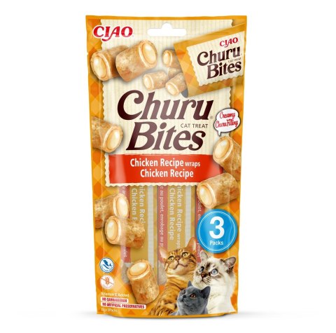 INABA Churu Bites Wrapy z kurczakiem - przysmak dla kota - 3x10 g INABA Churu Bites Wrapy z kurczakiem - przysmak dla kota - 3x10 g
