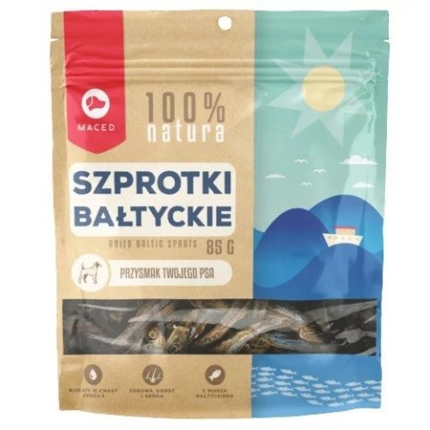 MACED Szprotki Bałtyckie - przysmak dla psa - 85 g MACED Szprotki Bałtyckie - przysmak dla psa - 85 g