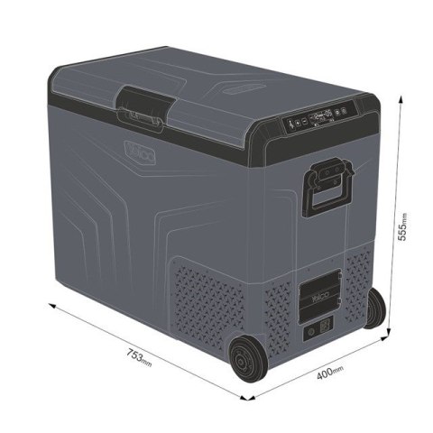 PRZENOŚNA LODÓWKA KOMPRESOROWA TCX60 CARBON PRZENOŚNA LODÓWKA KOMPRESOROWA TCX60 CARBON