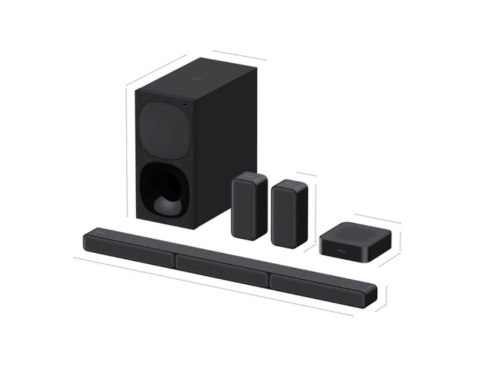 Sony | HT-S40R 5.1ch Home Cinema Soundbar with Wireless Rear Speakers | USB port | Bluetooth | Black | No | Wi-Fi | Wireless con Sony | HT-S40R 5.1ch Home Cinema Soundbar with Wireless Rear Speakers | USB port | Bluetooth | Black | No | Wi-Fi | Wireless con