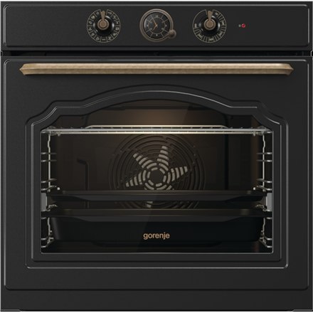 Gorenje | BOS67371CLB | Piekarnik | 77 L | Wielofunkcyjny | EcoClean | Sterowanie mechaniczne | Funkcja pary | Wysokość 59,5 cm Gorenje | BOS67371CLB | Piekarnik | 77 L | Wielofunkcyjny | EcoClean | Sterowanie mechaniczne | Funkcja pary | Wysokość 59,5 cm