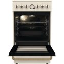 Gorenje | Kuchenka | GECS5B70CLI | Typ płyty Vitroceramic | Typ piekarnika Elektryczny | Beżowy | Szerokość 50 cm | Głębokość 59