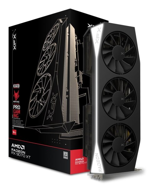 Karta graf. XFX MERCURY RX 9070XT Gaming LED 16GB Karta graf. XFX MERCURY RX 9070XT Gaming LED 16GB