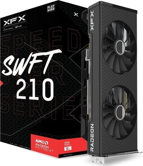 Karta graf. XFX SPEEDSTER SWFT210 RX 7700XT G. 12GB Karta graf. XFX SPEEDSTER SWFT210 RX 7700XT G. 12GB