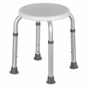Taboret prysznicowy okrągły aluminiowy