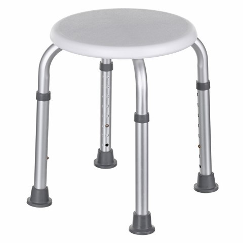 Taboret prysznicowy okrągły aluminiowy Taboret prysznicowy okrągły aluminiowy