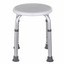 Taboret prysznicowy okrągły aluminiowy