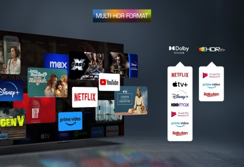 Telewizor TCL 55C655 QLED 55'' 4K Ultra HD Google TV Dolby Atmos DVB-T2 Czarny Telewizor TCL 55C655 QLED 55'' 4K Ultra HD Google TV Dolby Atmos DVB-T2 Czarny