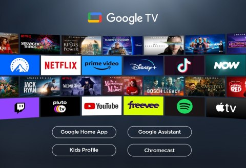 Telewizor TCL 55C655 QLED 55'' 4K Ultra HD Google TV Dolby Atmos DVB-T2 Czarny Telewizor TCL 55C655 QLED 55'' 4K Ultra HD Google TV Dolby Atmos DVB-T2 Czarny