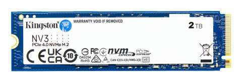 Kingston DYSK SSD 2000G NV3 M.2 2280 PCIe 4.0 NVMe Kingston DYSK SSD 2000G NV3 M.2 2280 PCIe 4.0 NVMe