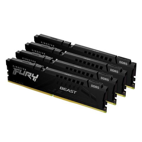 Kingston FURY DDR5 128GB (4x32GB) 5600MHz CL40 Beast Black Kingston FURY DDR5 128GB (4x32GB) 5600MHz CL40 Beast Black