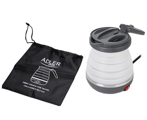 Czajnik elektryczny Adler AD 1279 (750W 0.6l; kolor biały) Czajnik elektryczny Adler AD 1279 (750W 0.6l; kolor biały)