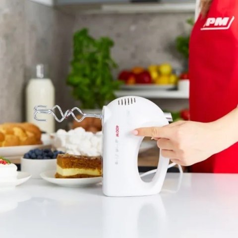Mikser ręczny MPM MMR-25 biały Mikser ręczny MPM MMR-25 biały