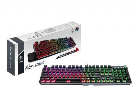 Klawiatura MSI VIGOR GK71 SONIC RED US Klawiatura MSI VIGOR GK71 SONIC RED US