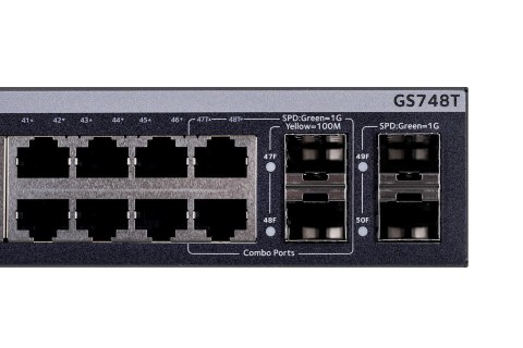Switch Netgear GS748T-600EUS 50p Managed Gigabit Switch Netgear GS748T-600EUS 50p Managed Gigabit