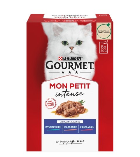 GOURMET Mon Petit Mix Rybny - mokra karma dla kota - 6x50g GOURMET Mon Petit Mix Rybny - mokra karma dla kota - 6x50g