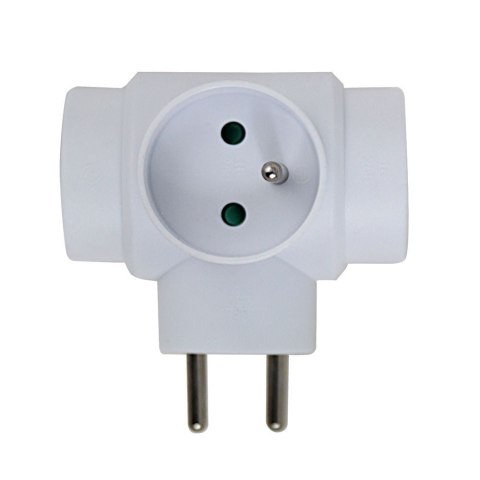 ESPERANZA ROZGAŁĘŹNIK ELEKTRYCZNY 3 GNIAZDA BIAŁY ELK302W ESPERANZA ROZGAŁĘŹNIK ELEKTRYCZNY 3 GNIAZDA BIAŁY ELK302W