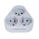 ESPERANZA ROZGAŁĘŹNIK ELEKTRYCZNY 3 GNIAZDA BIAŁY ELK303W