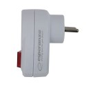ESPERANZA ROZGAŁĘŹNIK/ADAPTER ELEKTR. 1 GN. WŁ. BIAŁY ELK301W