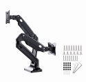 GEMBIRD BIURKOWE REGULOWANE RAMIĘ NA 2 MONITORY 17"-35" DO 10KG